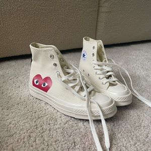 Comme des garcon off white converse